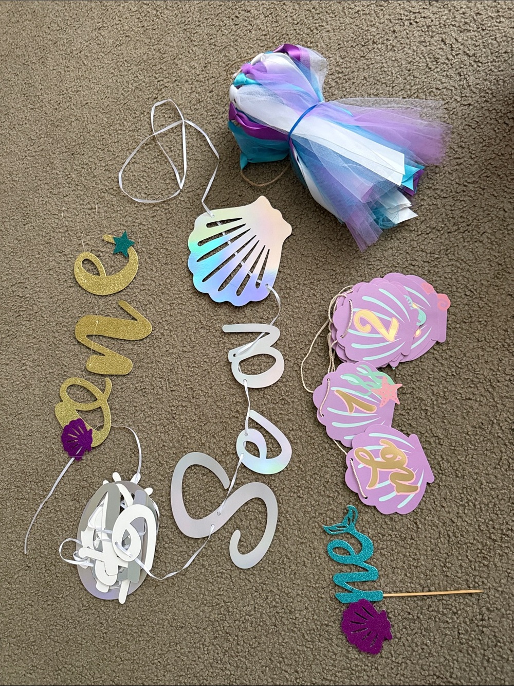 First Birthday One-der the Sea Decorations